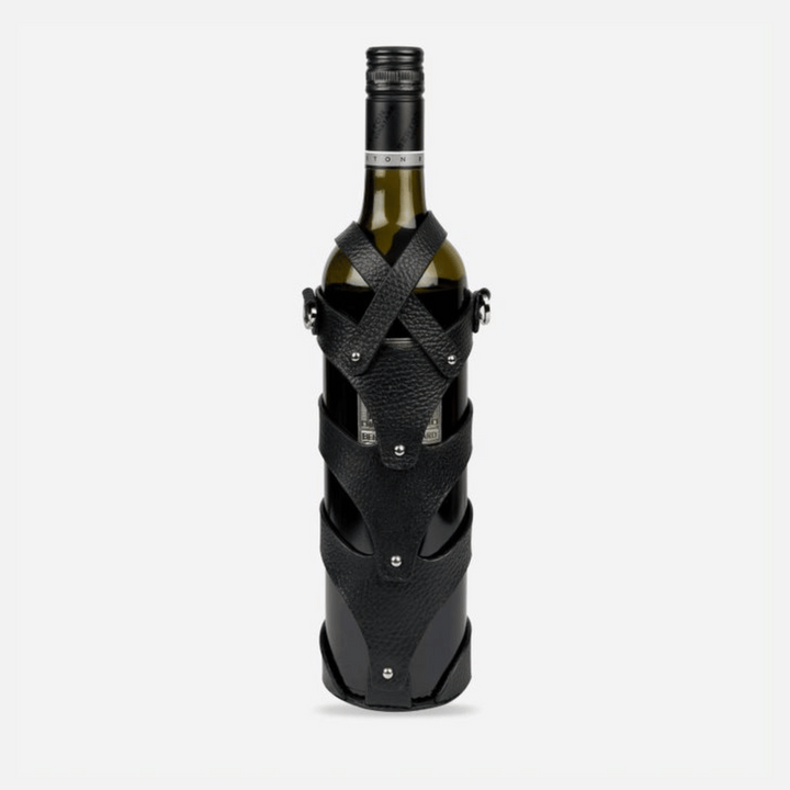 Leather Wine case and Passport Cover Gift Set