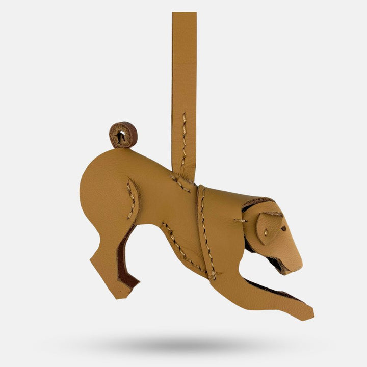 Leather Dog Charm