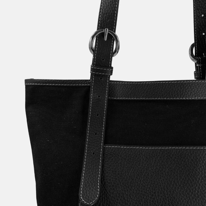 Una | Leather & Canvas Everyday Tote