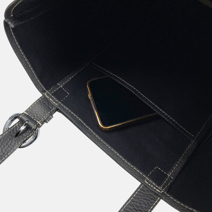 Una | Leather & Canvas Everyday Tote
