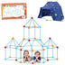 Fort Building Kit for Kids146 Pieces Fort STEM Building Toys Creative Play Tent for Boys & Girls Ages 4+ Kids Fort Building Set Create Tents Castles Tunnels Rockets & More