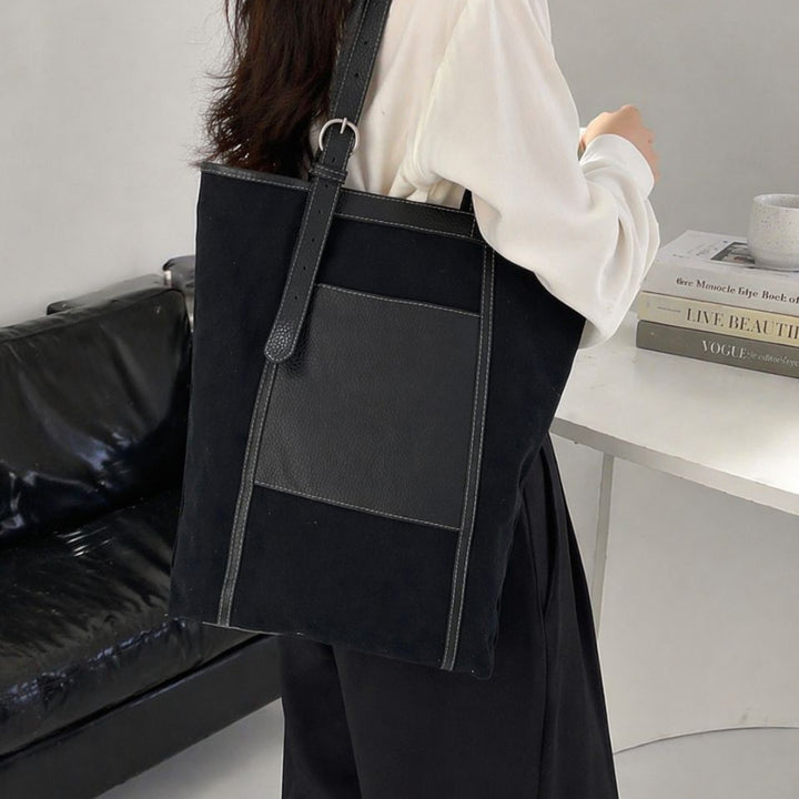 Una | Leather & Canvas Everyday Tote