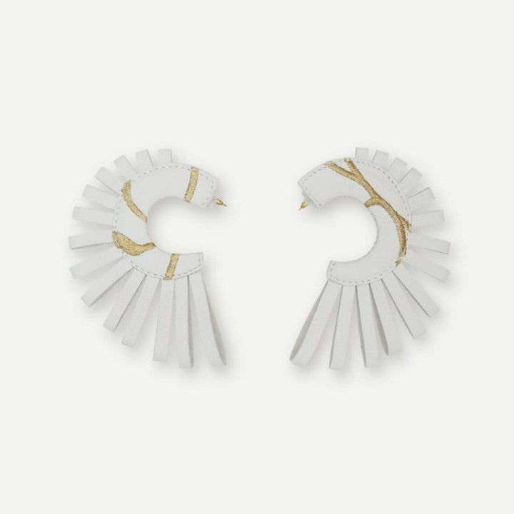Marina Hoops in Ivory - Econock