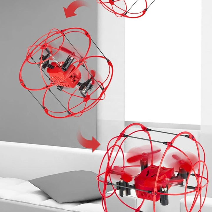 Mini RC Drone – Spherical Rolling Quadcopter