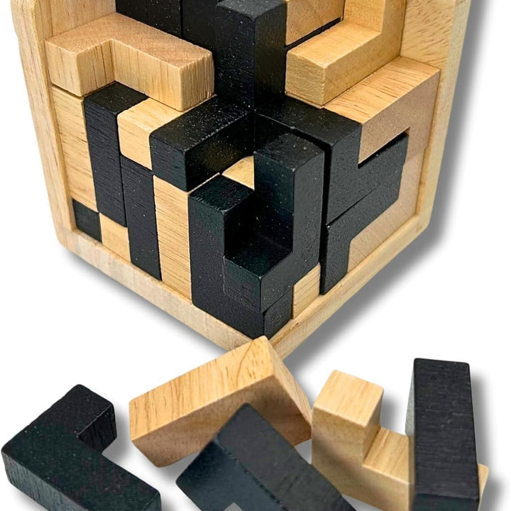 Wooden Lock Puzzle Brain Teaser Game