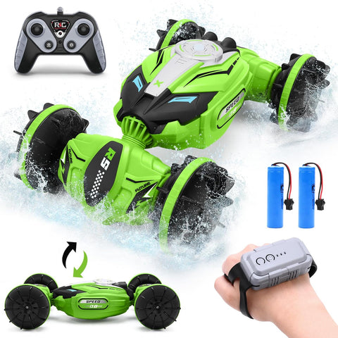 4WD RC Car – Gesture Controlled Waterproof Stunt Vehicle