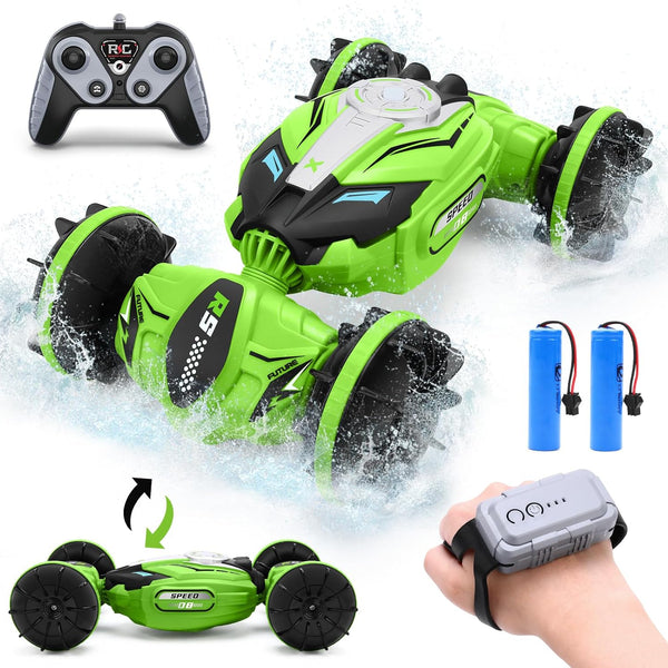 4WD RC Car – Gesture Controlled Waterproof Stunt Vehicle