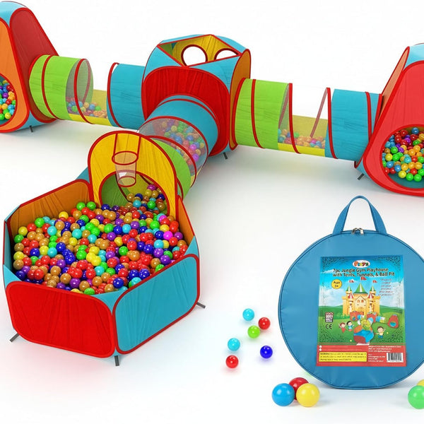 Playz 7-Piece Kids Play Tent & Ball Pit Set