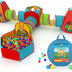 Playz 7-Piece Kids Play Tent & Ball Pit Set