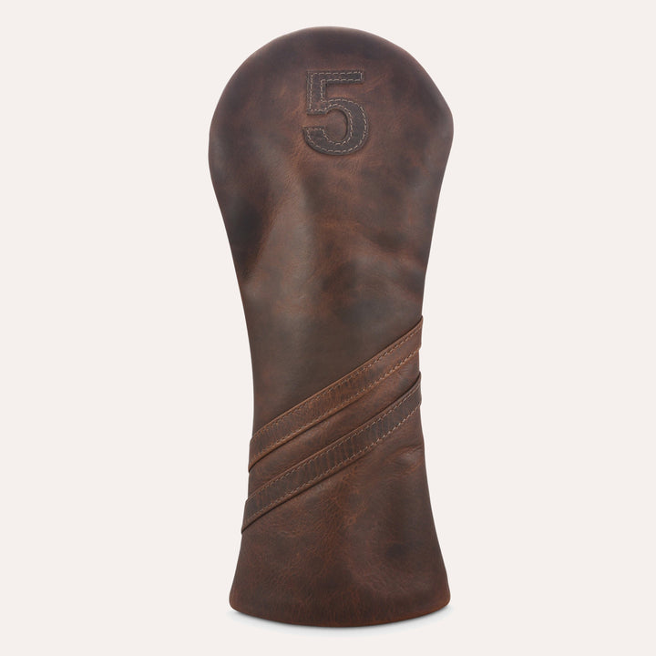 Premium Leather Golf Club Headcover with Soft Fur Lining