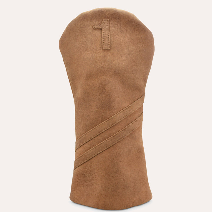 Premium Leather Golf Club Headcover with Soft Fur Lining