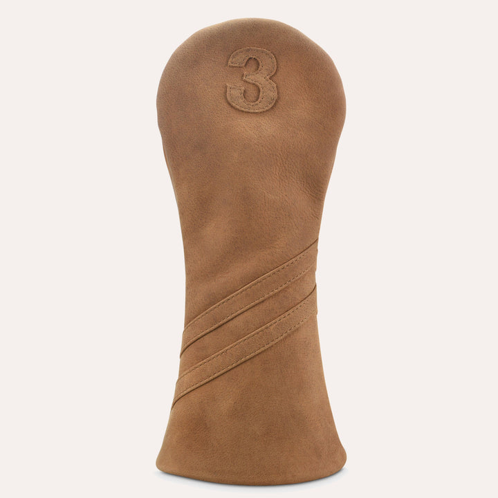 Premium Leather Golf Club Headcover with Soft Fur Lining