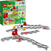 LEGO DUPLO Town Train Tracks Expansion Set 10882 - Building Block Railway Toys for Toddlers Duplo Train Collection Learning Through Play Kid-Friendly Gifts for Boys and Girls Ages 2-5