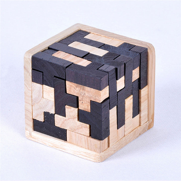 Wooden Lock Puzzle Brain Teaser Game