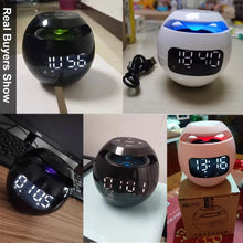 Mini LED Display Alarm Clock Bluetooth Speaker FLIXME WORLD