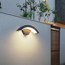 Led Wall Light Curved Moon Induction Wall Light