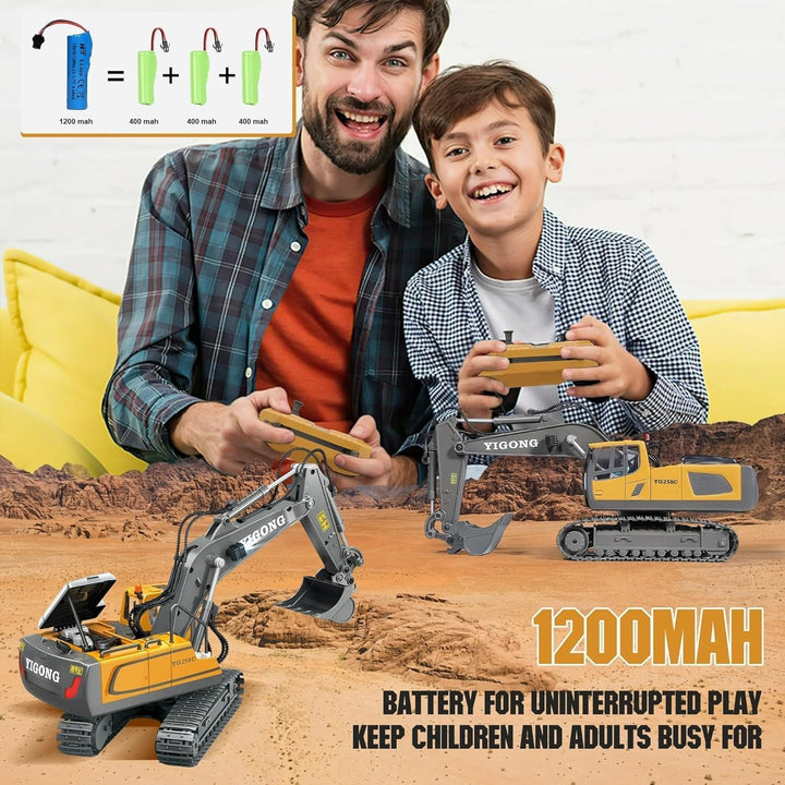 RC Excavator – 1:20 Scale 11-Channel Construction Truck