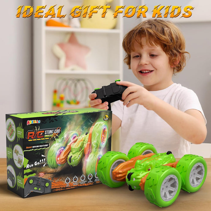 Twist Green Cars Offroad 360° Rotation with Lights Music