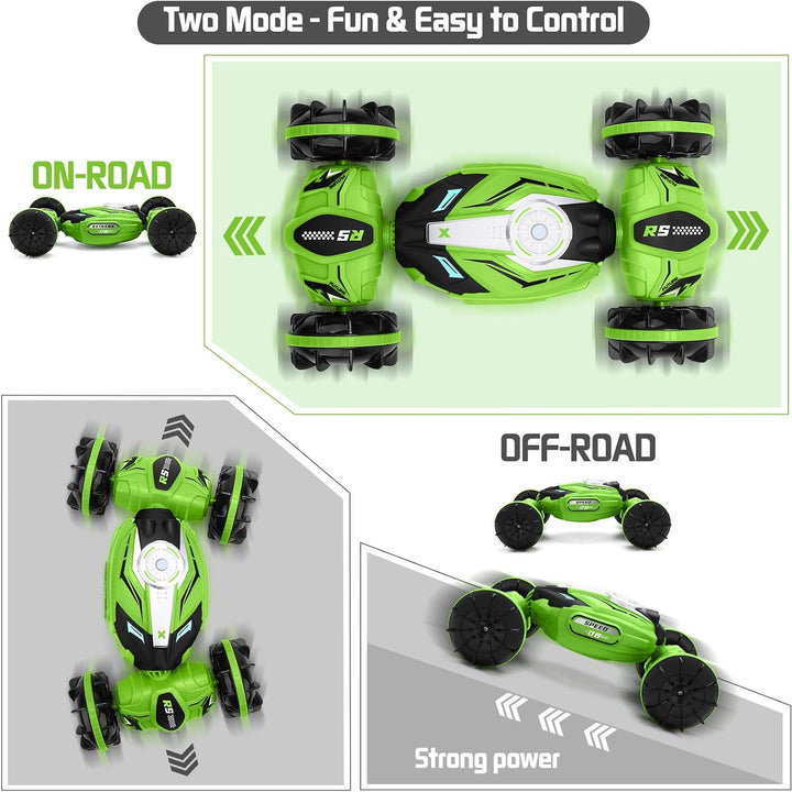 4WD RC Car – Gesture Controlled Waterproof Stunt Vehicle