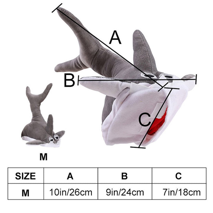 Plush Shark Dog Toy