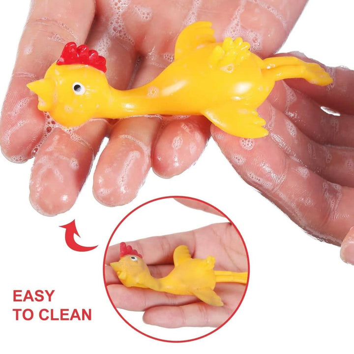 Wall Stick Catapult Chicken Toy
