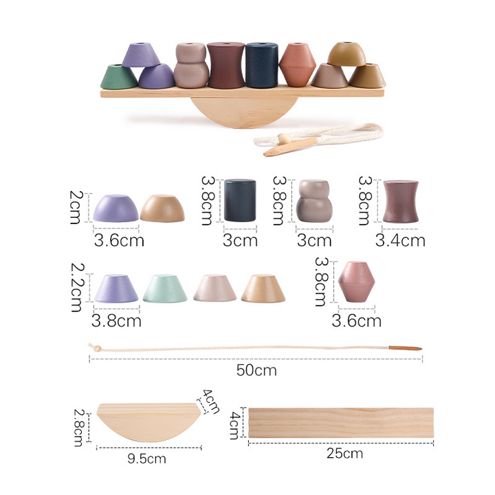 Wooden Animal Stacking Balance Toy