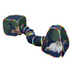 Outdoor Cat Enclosure with Tunnel & Play Cubes