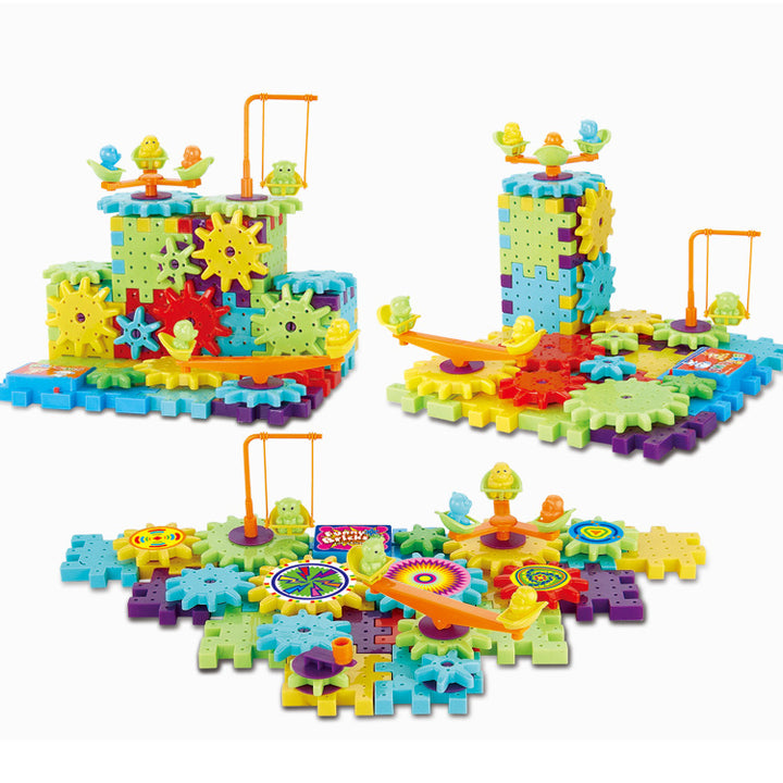 Electric Building Blocks Set - 81 Pieces Puzzle Toy