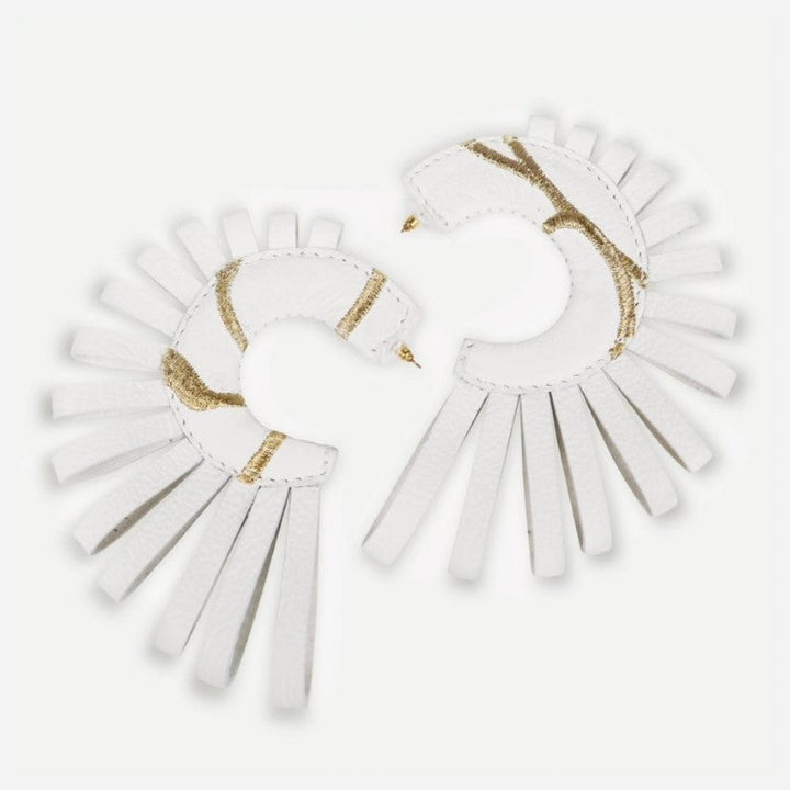 Marina Hoops in Ivory - Econock
