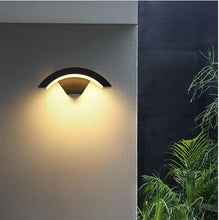 Led Wall Light Curved Moon Induction Wall Light