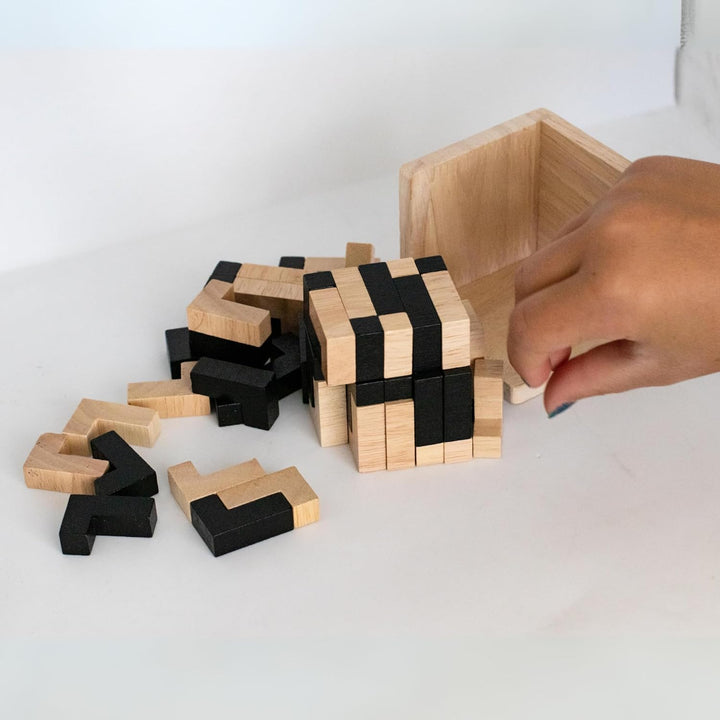 Wooden Lock Puzzle Brain Teaser Game