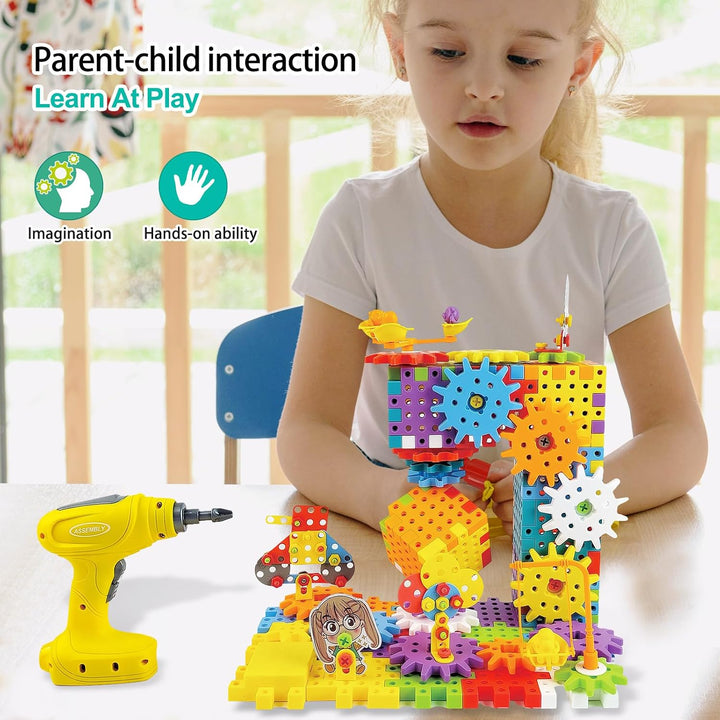 234-Piece Gear Building Blocks Set