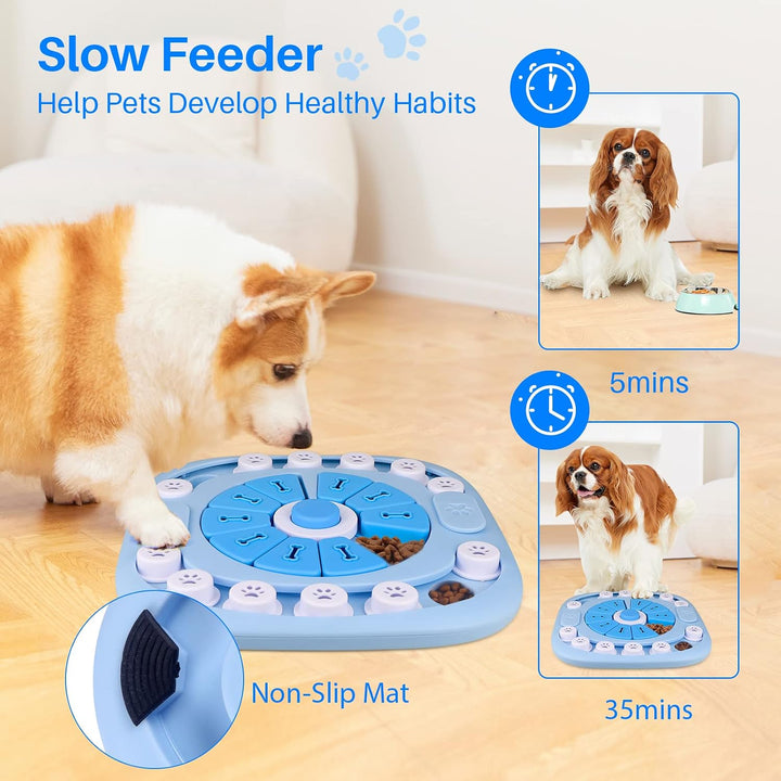 Interactive Slow Feeder Puzzle Toy for Dogs