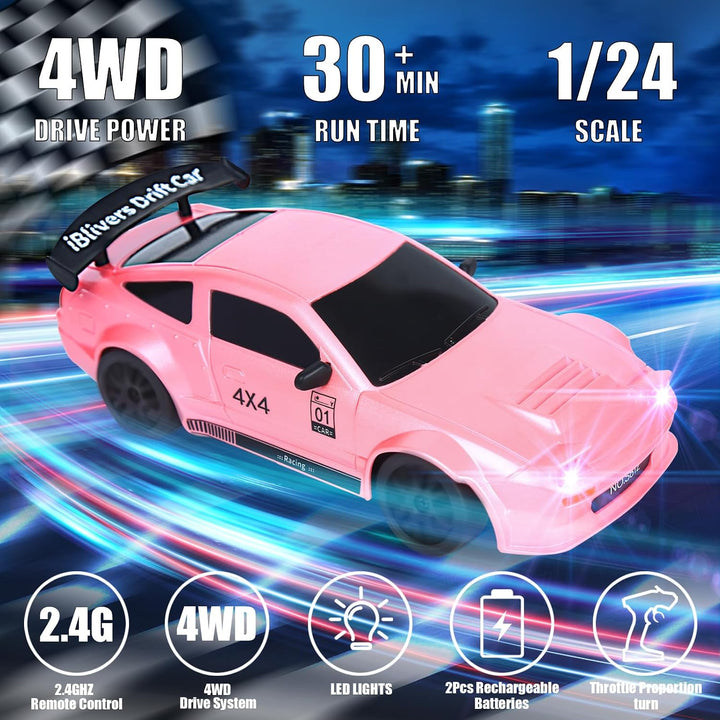 Mini RC Drift Car – 1:24 4WD GT-RX7
