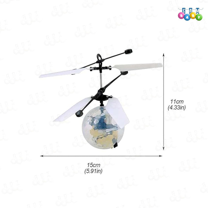 Orbiter Flying Ball RC Toy with LED Lights