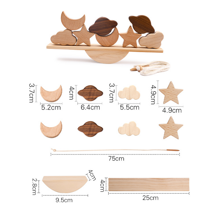 Wooden Animal Stacking Balance Toy