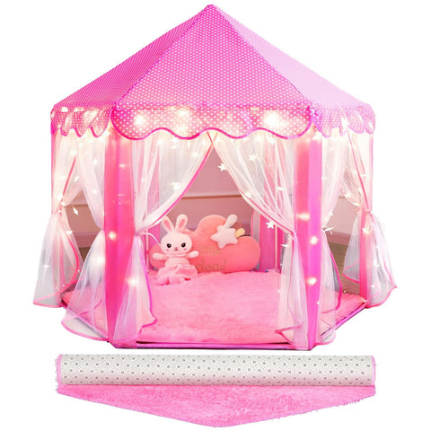 Princess Unicorn Fairy Castle Tent with Mat