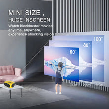 Salange M24 Mini Projector Led Portable FLIXME WORLD