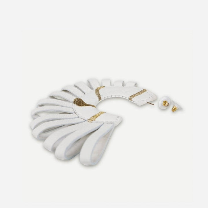 Marina Hoops in Ivory - Econock