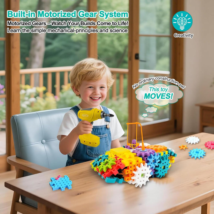 234-Piece Gear Building Blocks Set