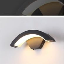 Led Wall Light Curved Moon Induction Wall Light