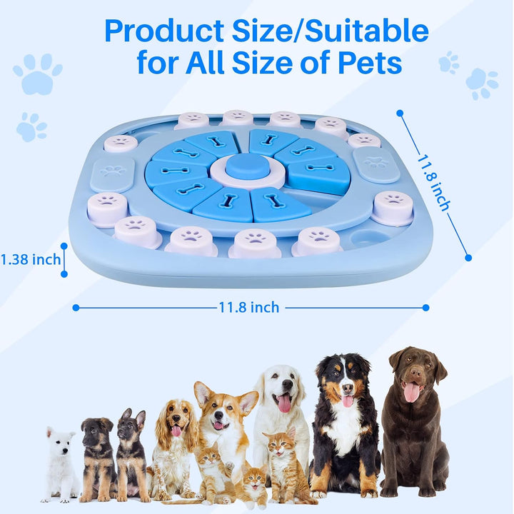 Interactive Slow Feeder Puzzle Toy for Dogs