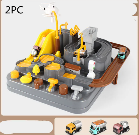 Adventure Parking Lot Toy Car Track