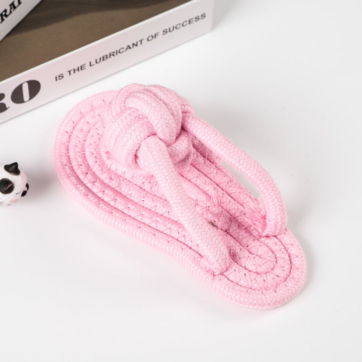 Chew Rope Animal Shape Dog Toy – Durable Cotton & Polyester Interactive Tug & Chew Toy for Dogs