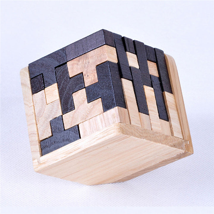 Wooden Lock Puzzle Brain Teaser Game