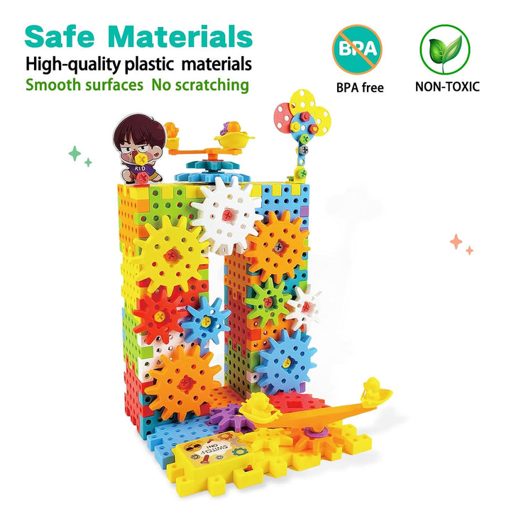 234-Piece Gear Building Blocks Set