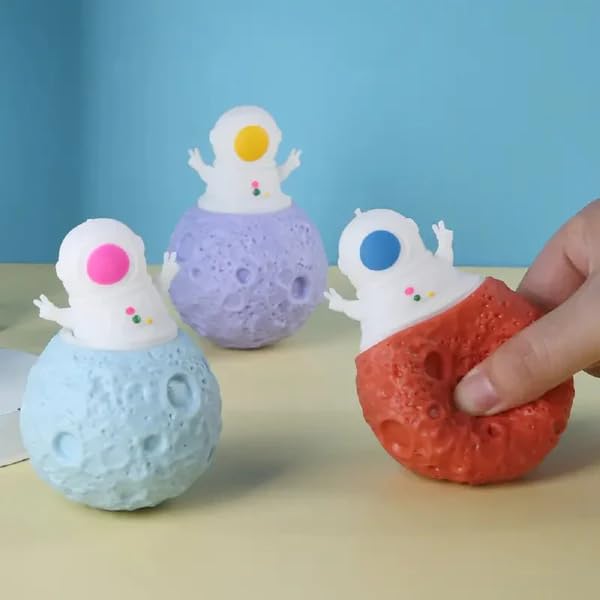 Astronaut Planet Squeeze Music Toy