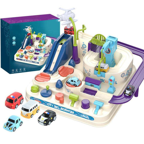 Adventure Parking Lot Toy Car Track