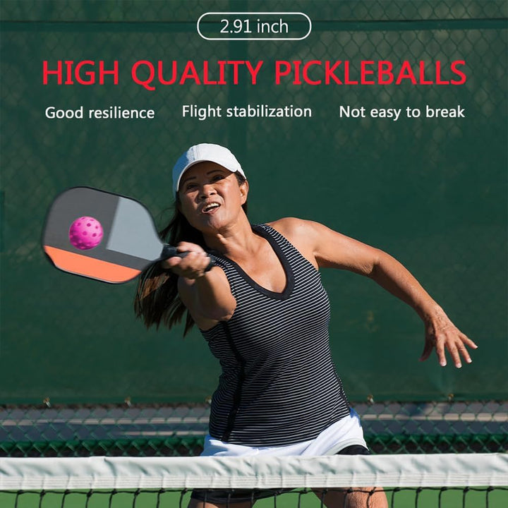 Outdoor Pickleball Paddle | 40 & 26 Hole Balls