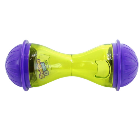 Wobbling Treat Dispensing Ball for Dogs – Interactive Automatic Food Dispenser & Puzzle Toy